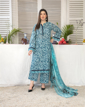 ALEEZAY Vol-5000|Unstitched 3PC Lawn|Print
