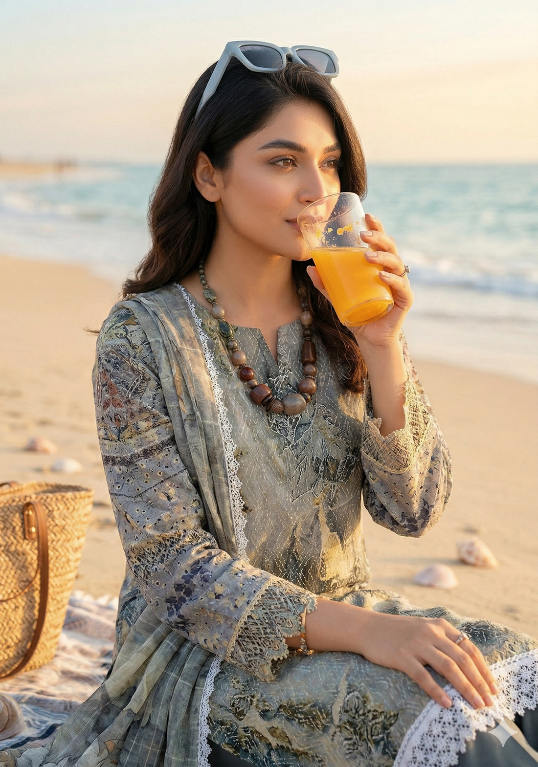 Vol 2626-  Fatima Peridot Unstitched Lawn Suit