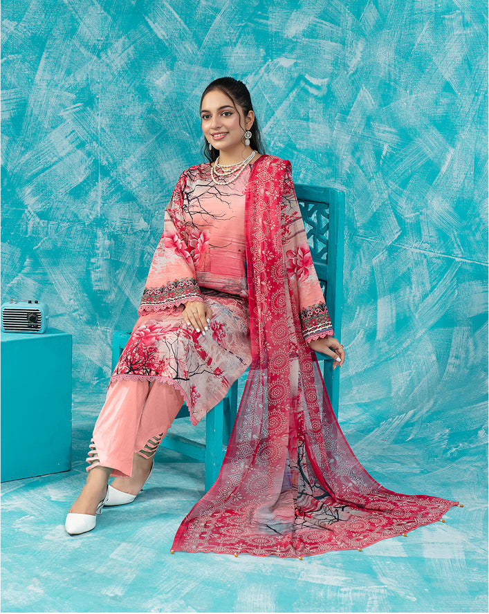 ALEEZAY Viscose PRINT Shirt & Dupatta VOL-2475
