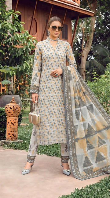 Vol 2797 - Peridot Fatima Collection Unstitched Lawn Suit 3 Piece