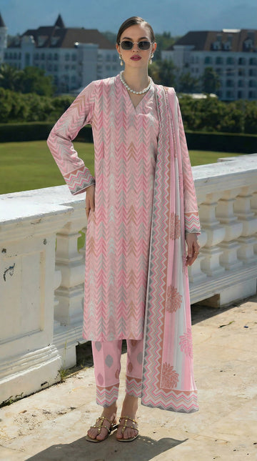 Vol 2797 - Peridot Fatima Collection Unstitched Lawn Suit 3 Piece