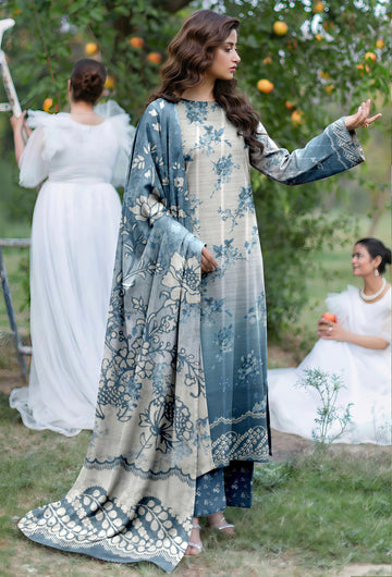 Fatima Collection Volume 5000 Unstitched Lawn Suit – Printed Shirt & Dupatta