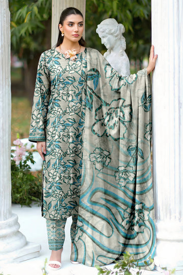 Fatima Collection Volume 5000 Unstitched Lawn Suit – Printed Shirt & Dupatta