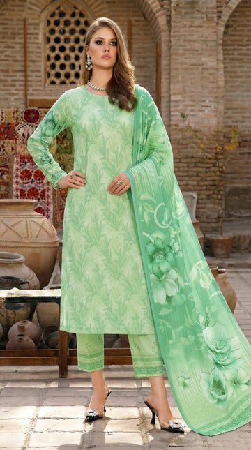 Vol 2797 - Peridot Fatima Collection Unstitched Lawn Suit 3 Piece