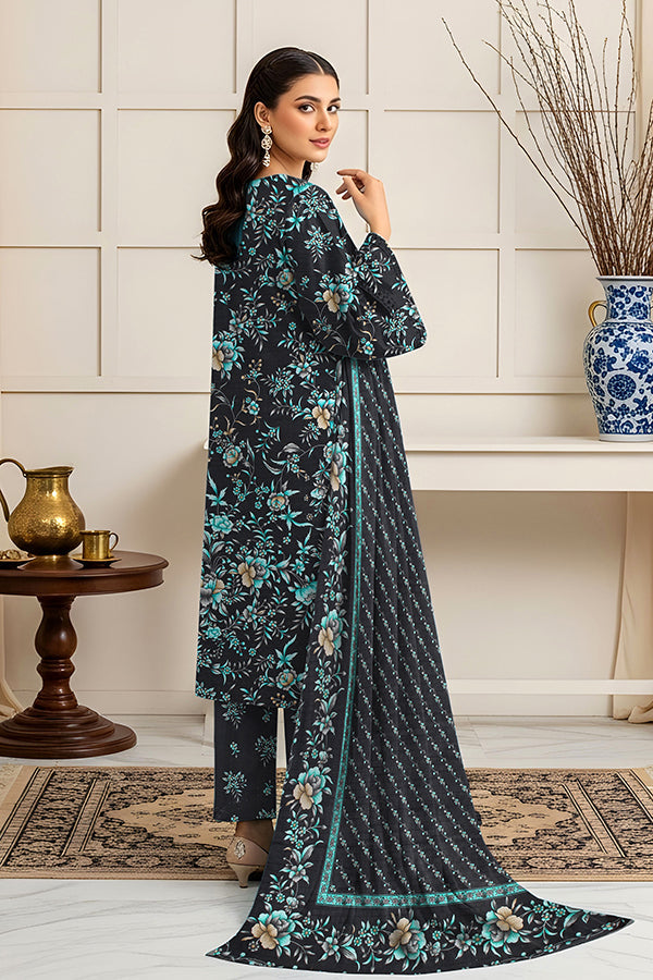 Fatima’s Aleezay Vol 2843 Premium Unstitched Lawn Suit with Printed Shirt & Dupatta