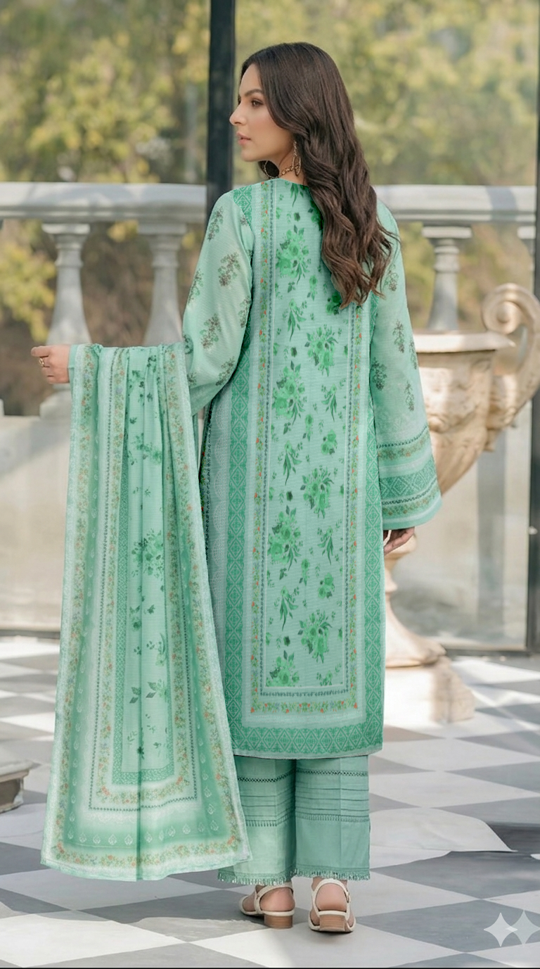 Vol 2793- Fatima Collection Luxury Lawn 3 Piece Unstitched Suit