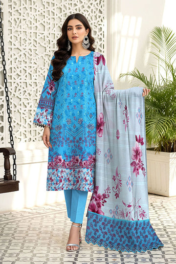 Perdot Supreme Lawn Vol 2635 – 3 Piece Unstitched Embroidered Lawn Suit