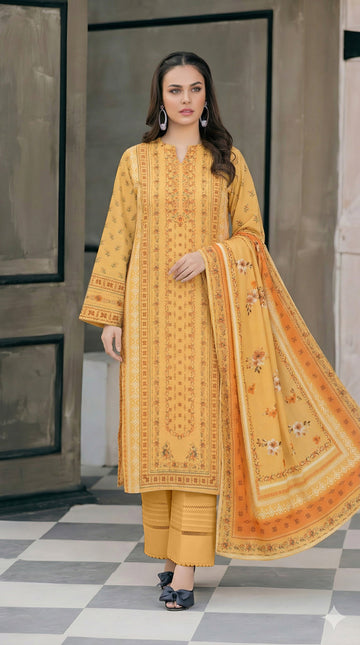 Vol 2793- Fatima Collection Luxury Lawn 3 Piece Unstitched Suit