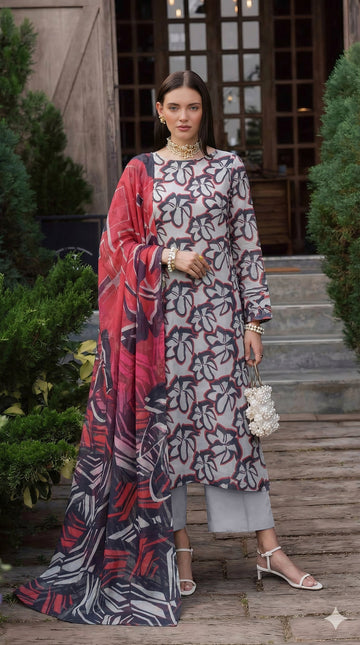 Fatima Collection SASSI Vol 2777 3PC Unstitched Printed Lawn Suit