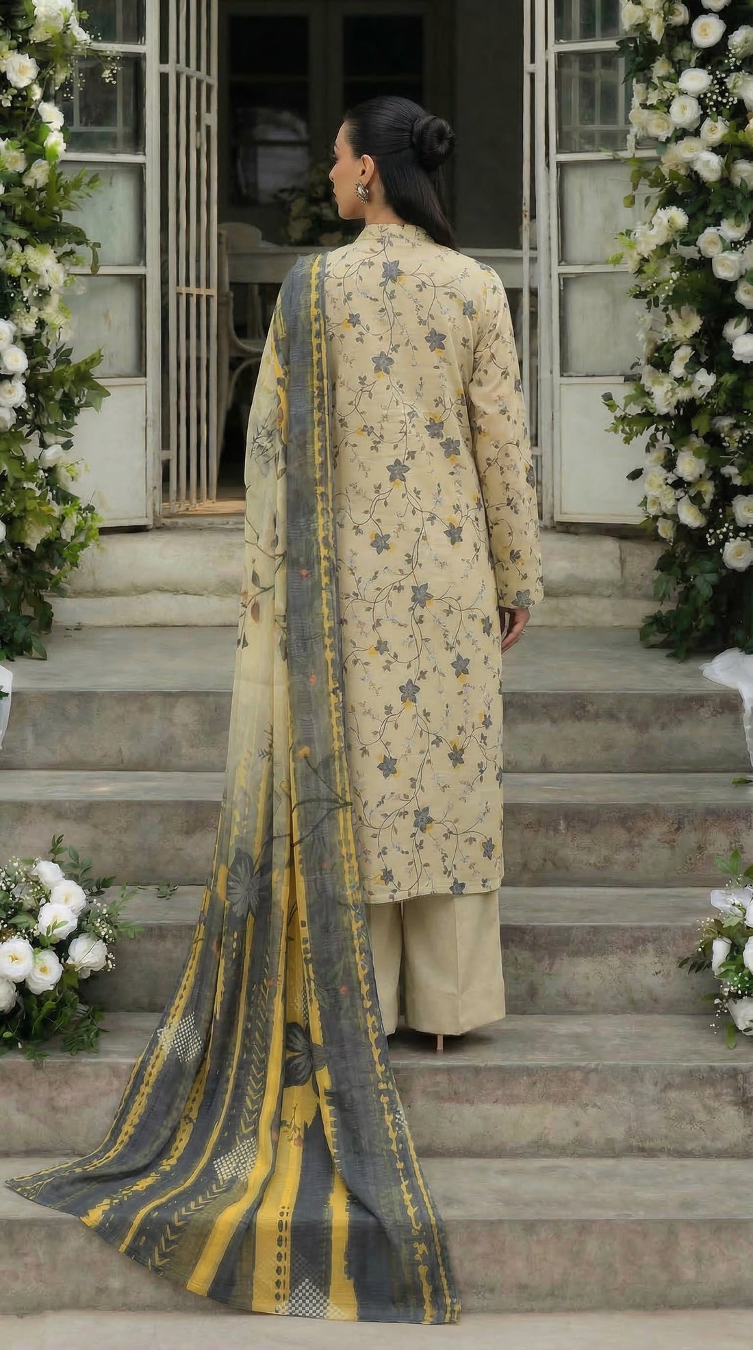 Fatima Collection SASSI Vol 2777 3PC Unstitched Printed Lawn Suit