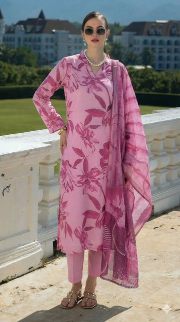 Fatima Collection SASSI Vol 2777 3PC Unstitched Printed Lawn Suit