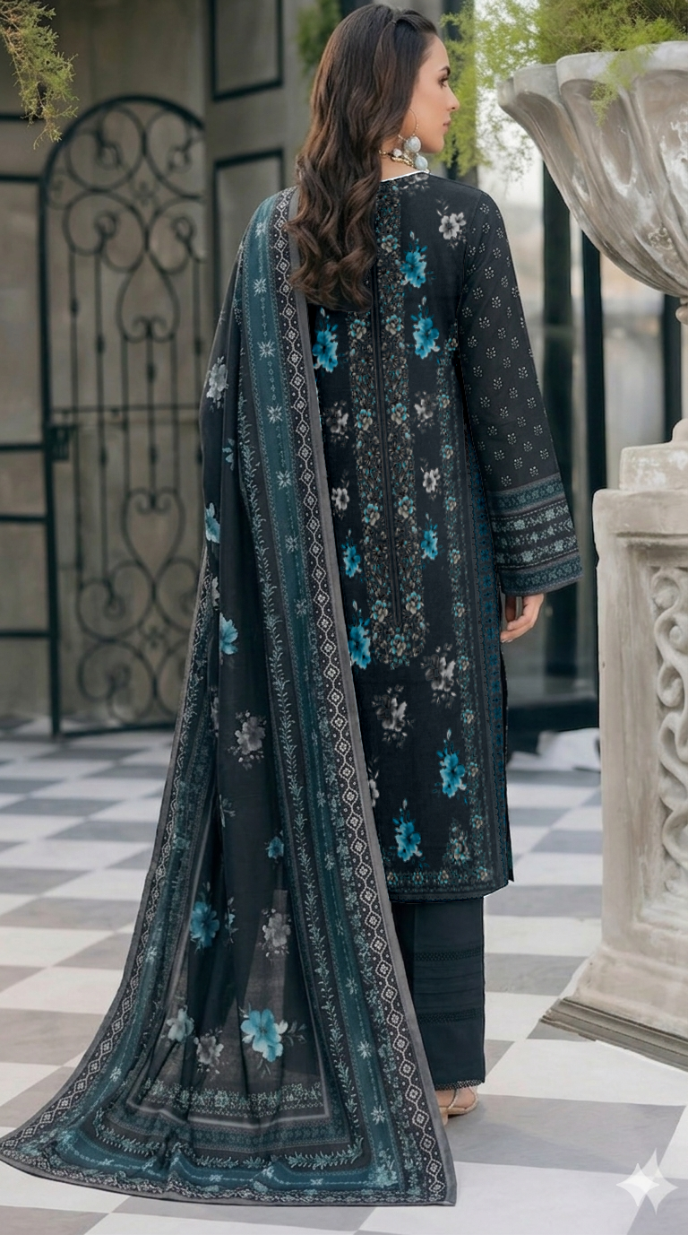 Vol 2793- Fatima Collection Luxury Lawn 3 Piece Unstitched Suit