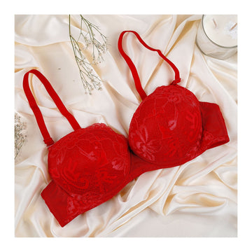 Sister Hood Women's Thai Bra, 36, Red, 909
