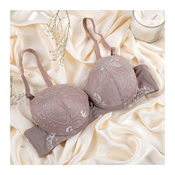 Sister Hood Women's Thai Bra, 34, Brown, 909