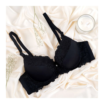 Sister Hood Women's Thai Bra, Black, 2229