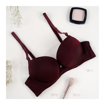 Sister Hood Women's Thai Bra, Maroon, 2354