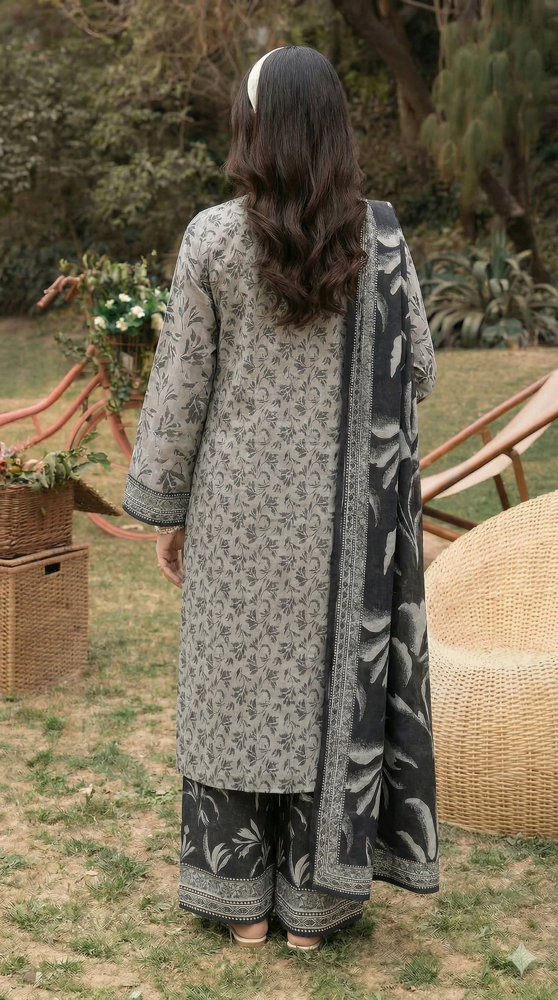 Vol 2798- Fatima Collection Luxury Lawn 3 Piece Unstitched Suit