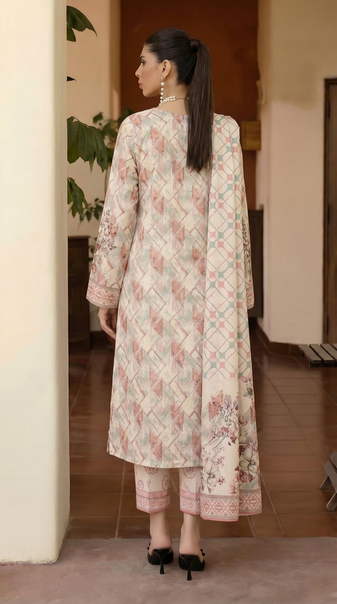 Vol 2797 - Peridot Fatima Collection Unstitched Lawn Suit 3 Piece