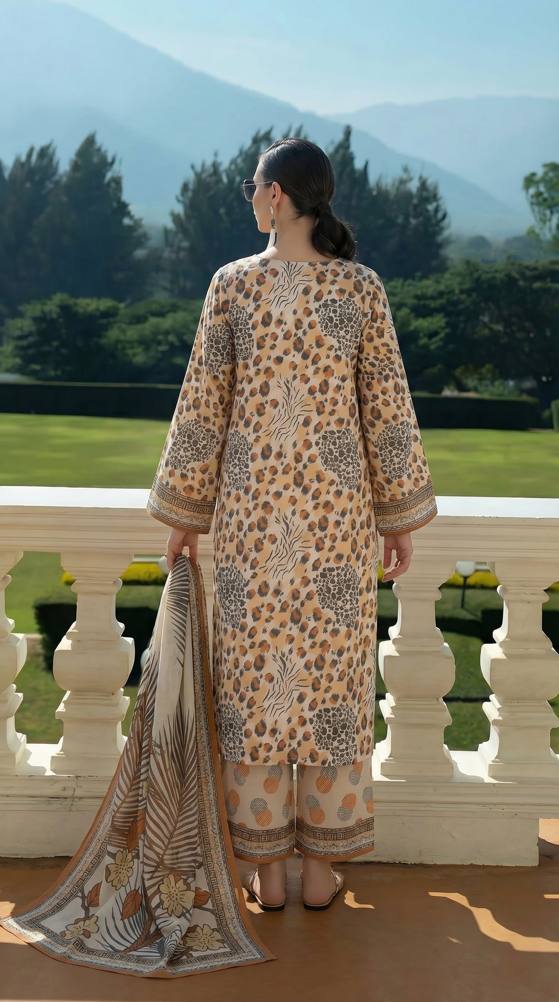Vol 2797 - Peridot Fatima Collection Unstitched Lawn Suit 3 Piece