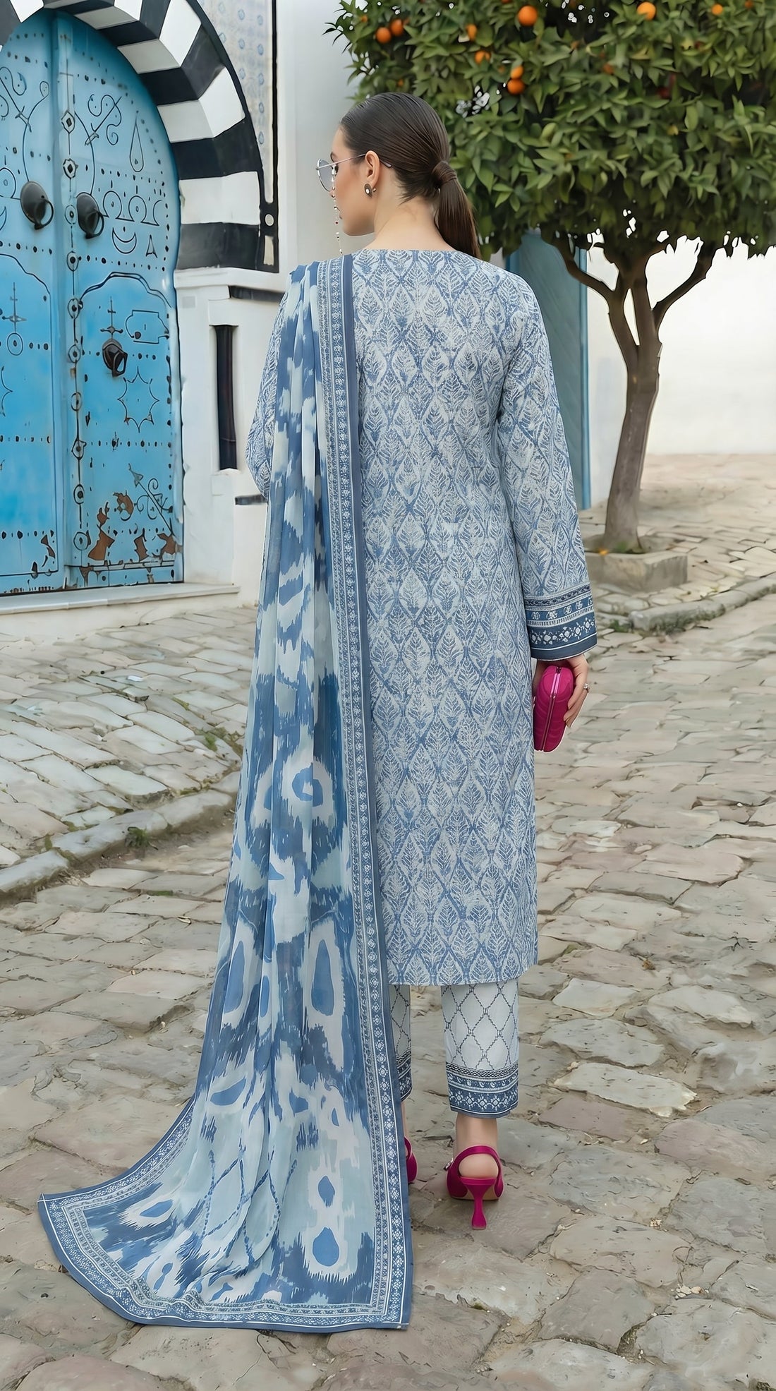Vol 2797 - Peridot Fatima Collection Unstitched Lawn Suit 3 Piece