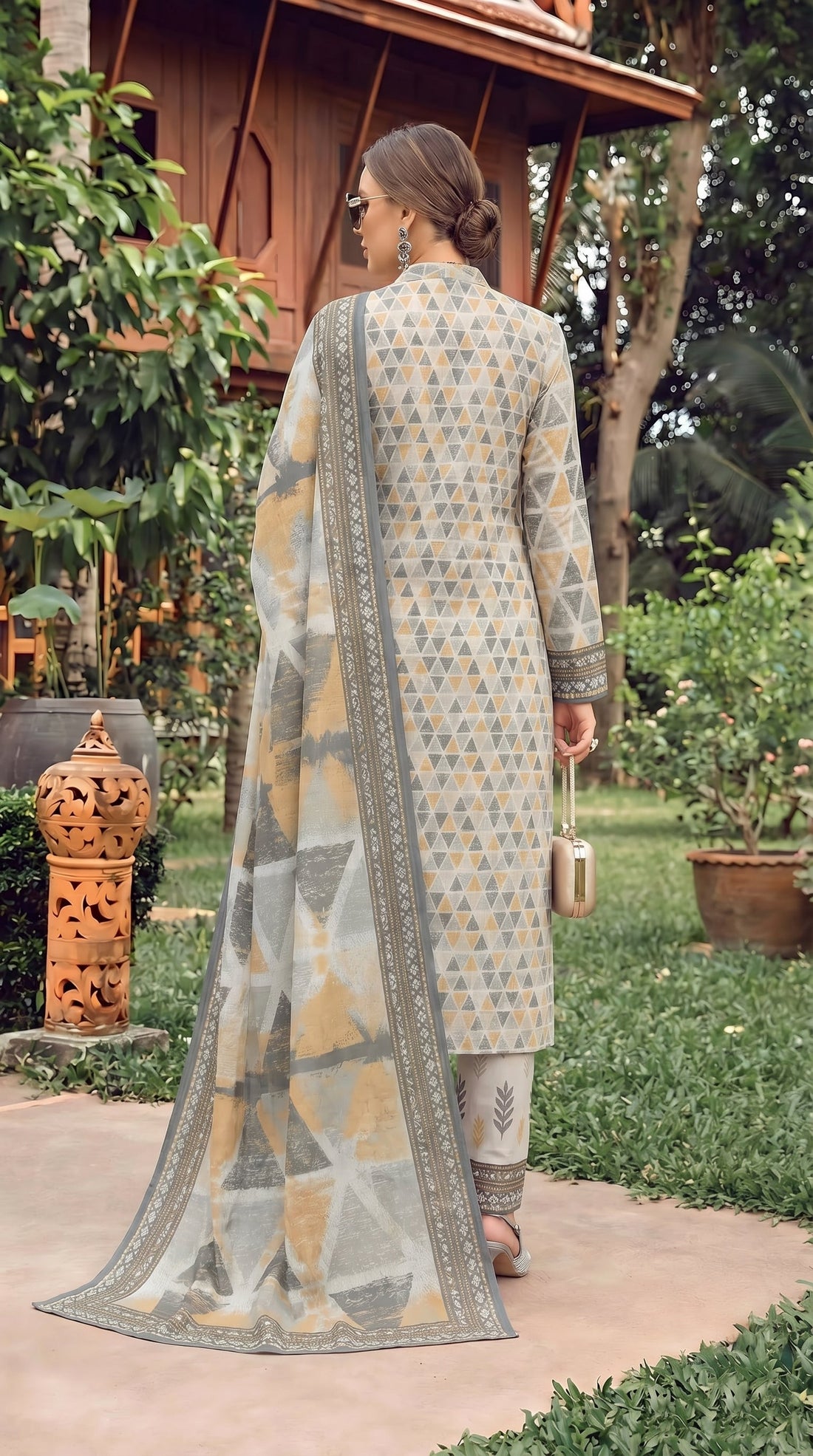 Vol 2797 - Peridot Fatima Collection Unstitched Lawn Suit 3 Piece