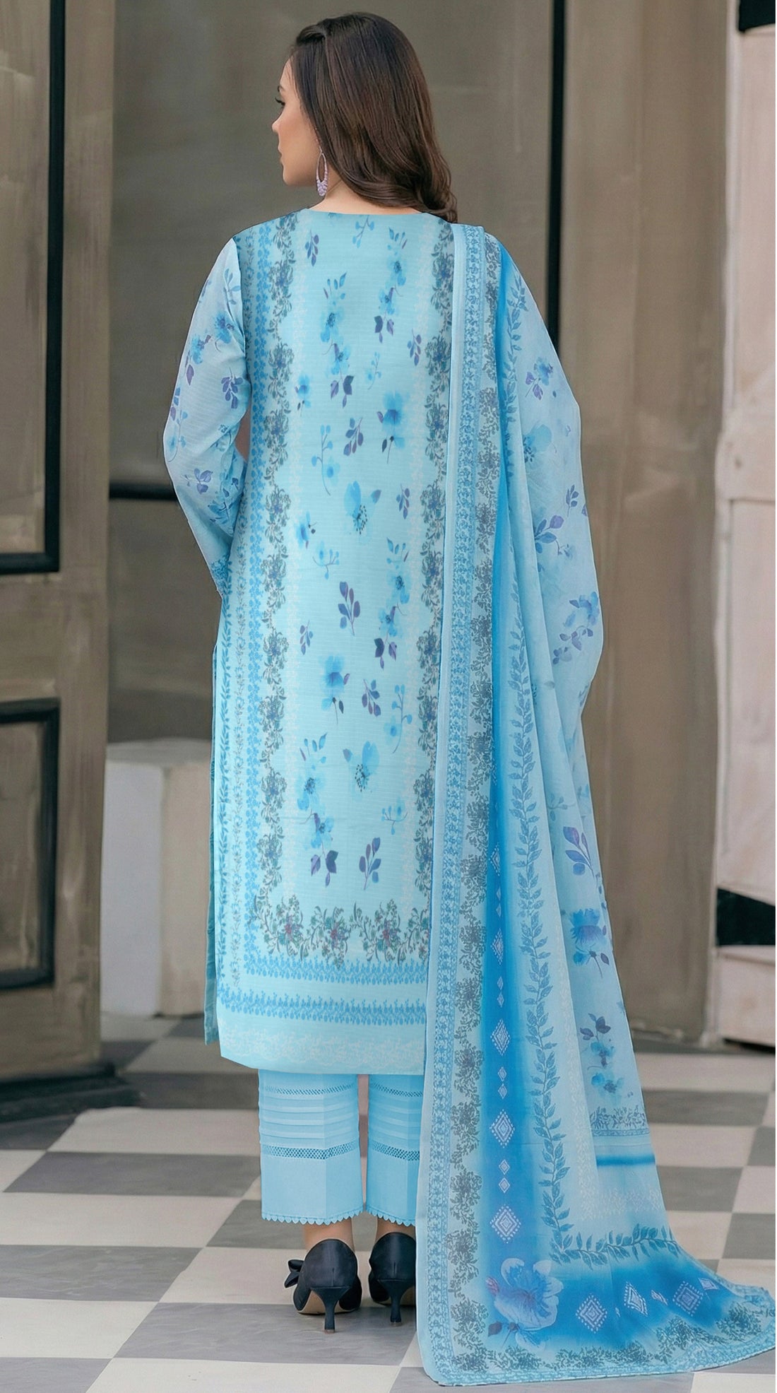 Vol 2793- Fatima Collection Luxury Lawn 3 Piece Unstitched Suit