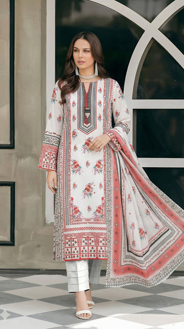 Vol 2793- Fatima Collection Luxury Lawn 3 Piece Unstitched Suit